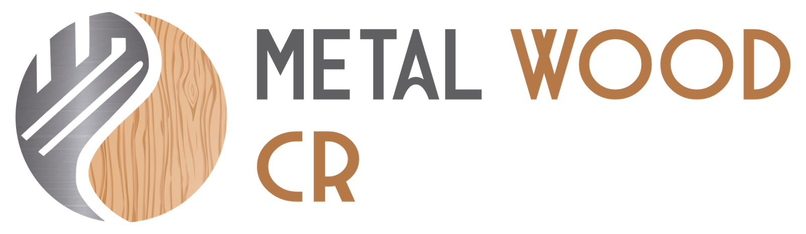 Logo Metal Wood CR